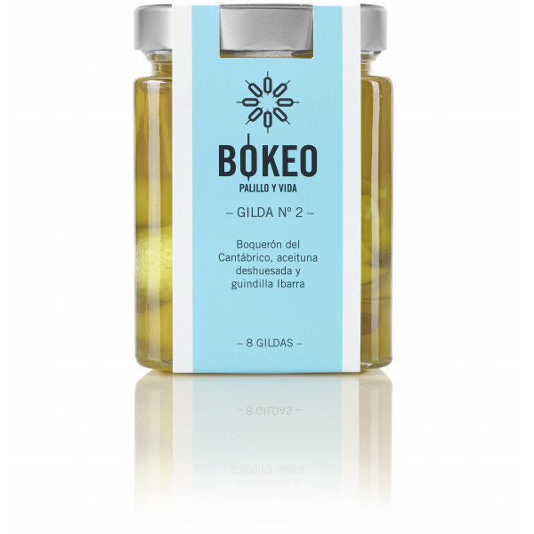 Frasco de gildas con boqueron, seleccion gourmet
